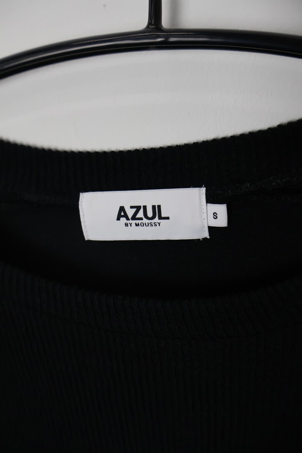 AZUL by moussy Black Side Button Knit 상품이미지5