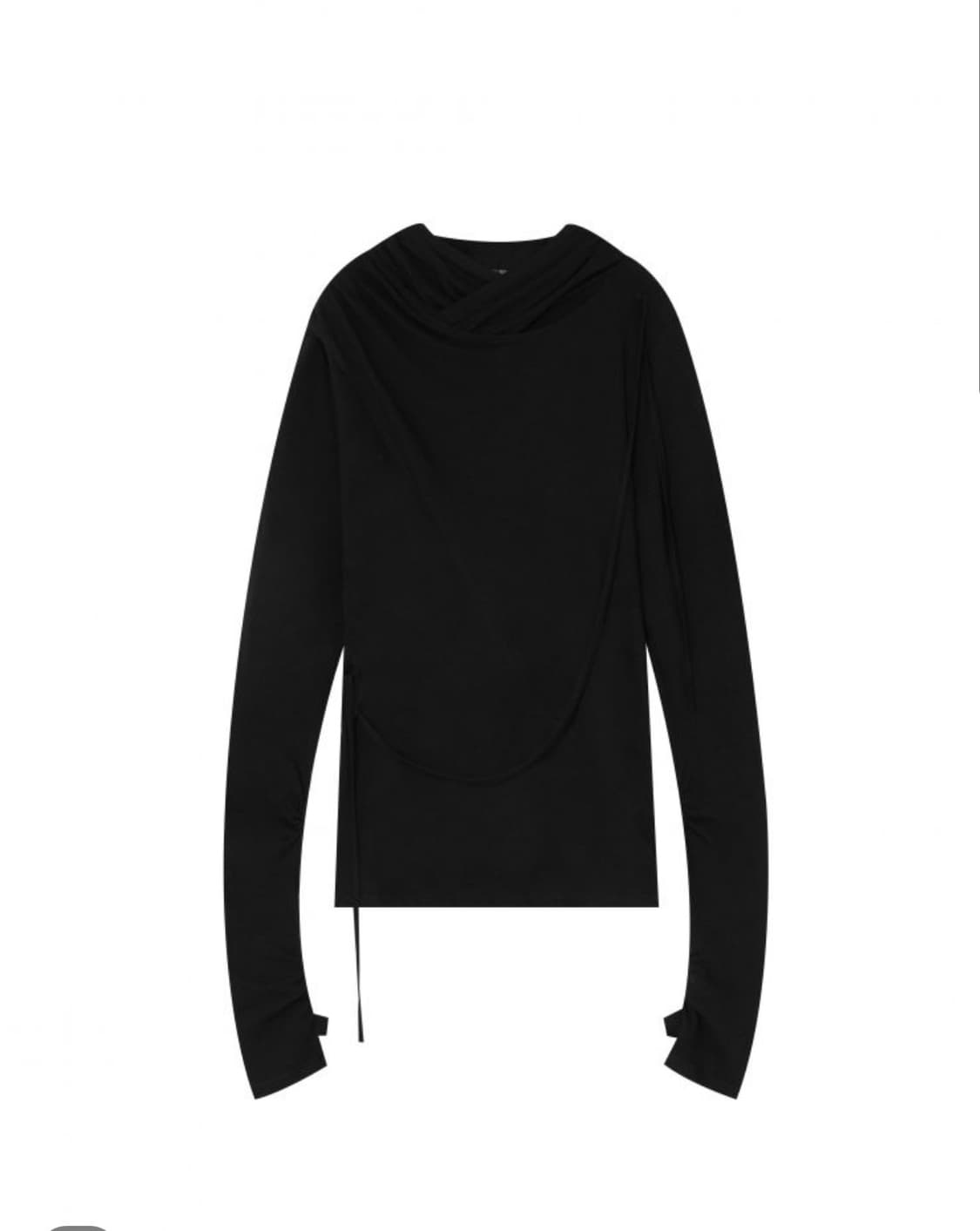 Hooded Fract Sleeve [BK]  상품이미지1