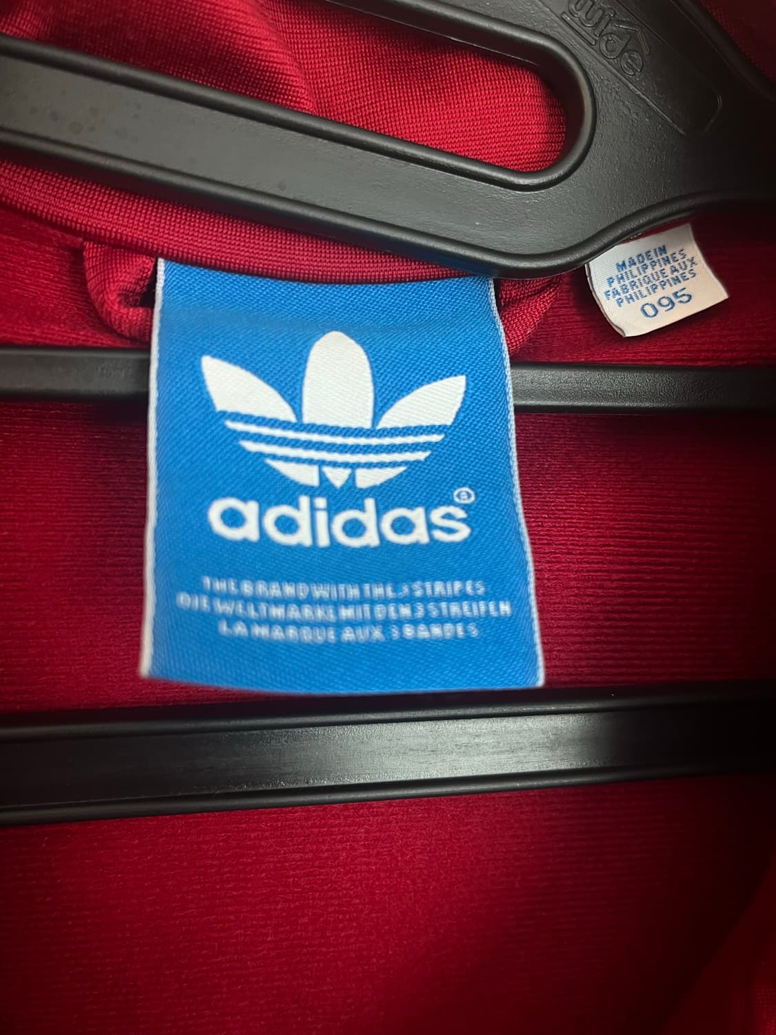 아디다스 극희귀 파이어버드 버건디/네이비 라인 져지 [95] 상품이미지4