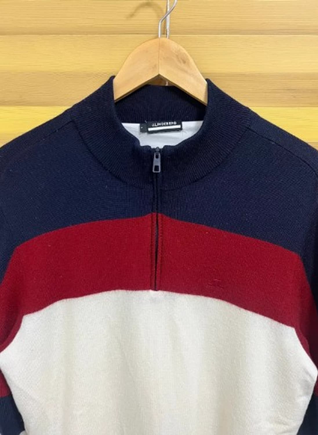 제이린드버그 남성 울방풍반집업니트 L 상품이미지1