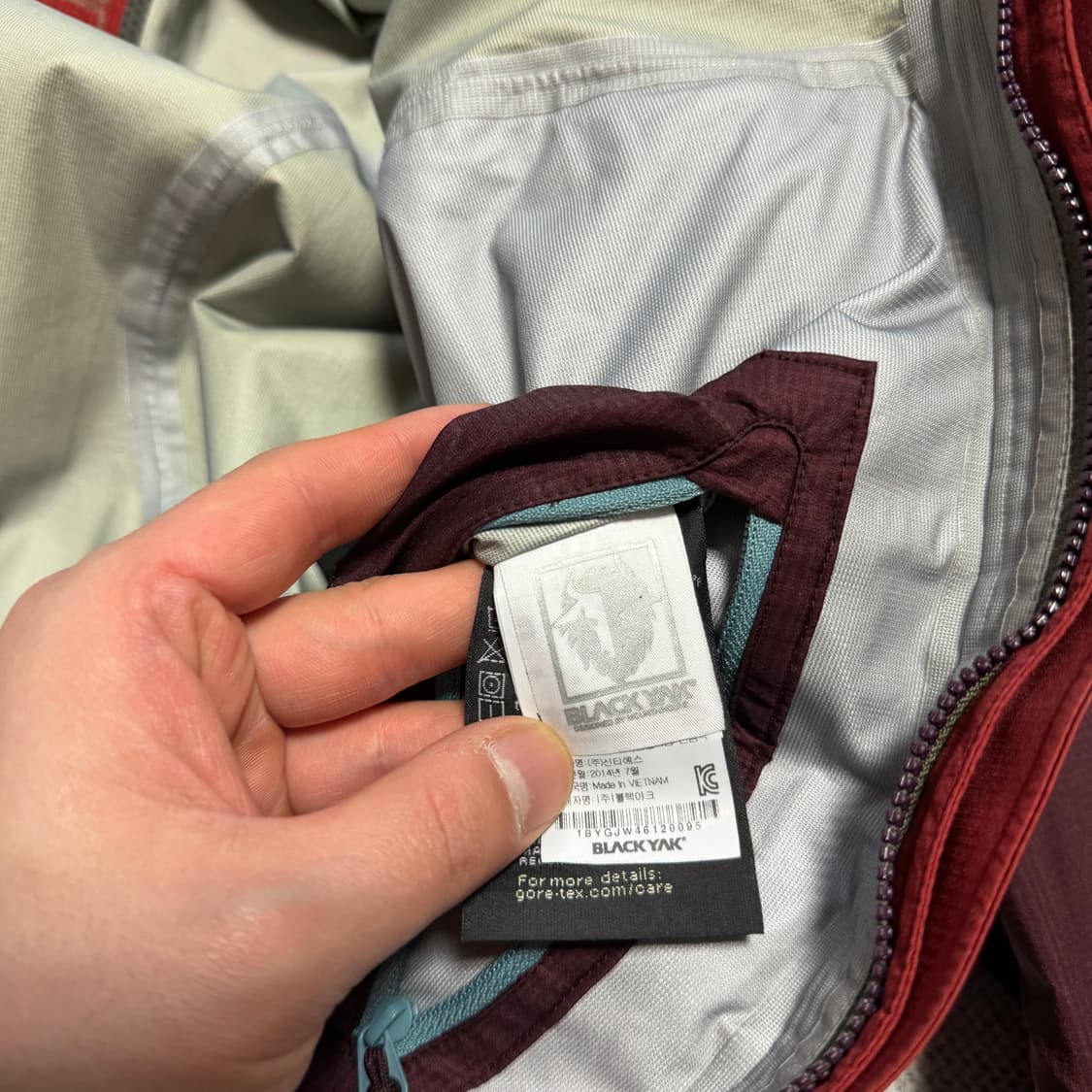 블랙야크 고어텍스 익스트림 피크 바람막이 자켓 상품이미지5