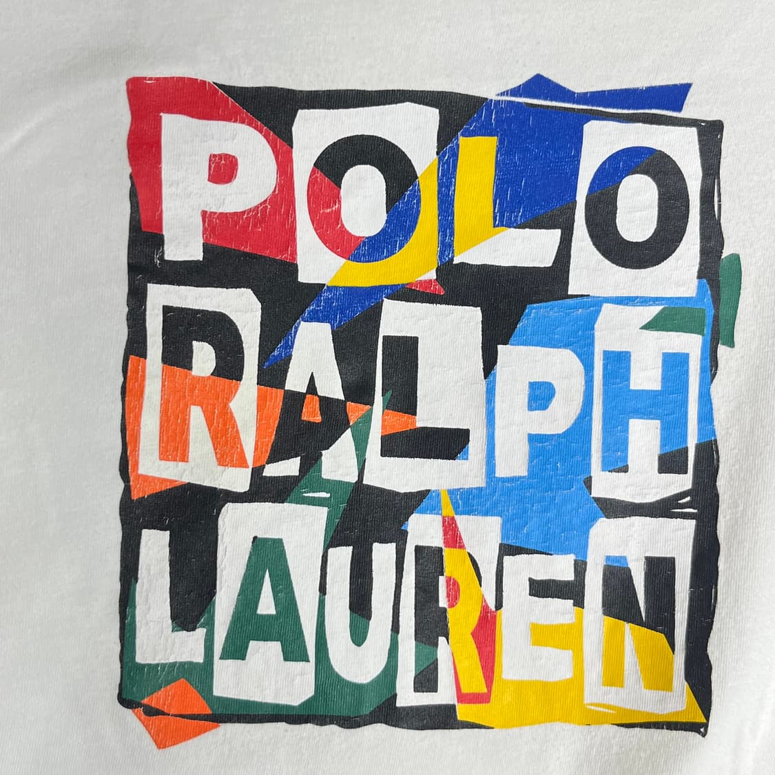 [POLO] 폴로랄프로렌 컬러블럭 로고 그래픽 반팔티셔츠 상품이미지2