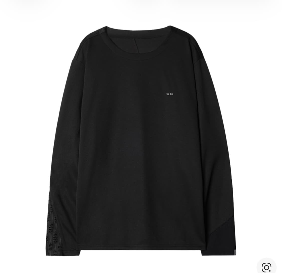 Xlim ep.6 01 슬리브 티셔츠 블랙 상품이미지1