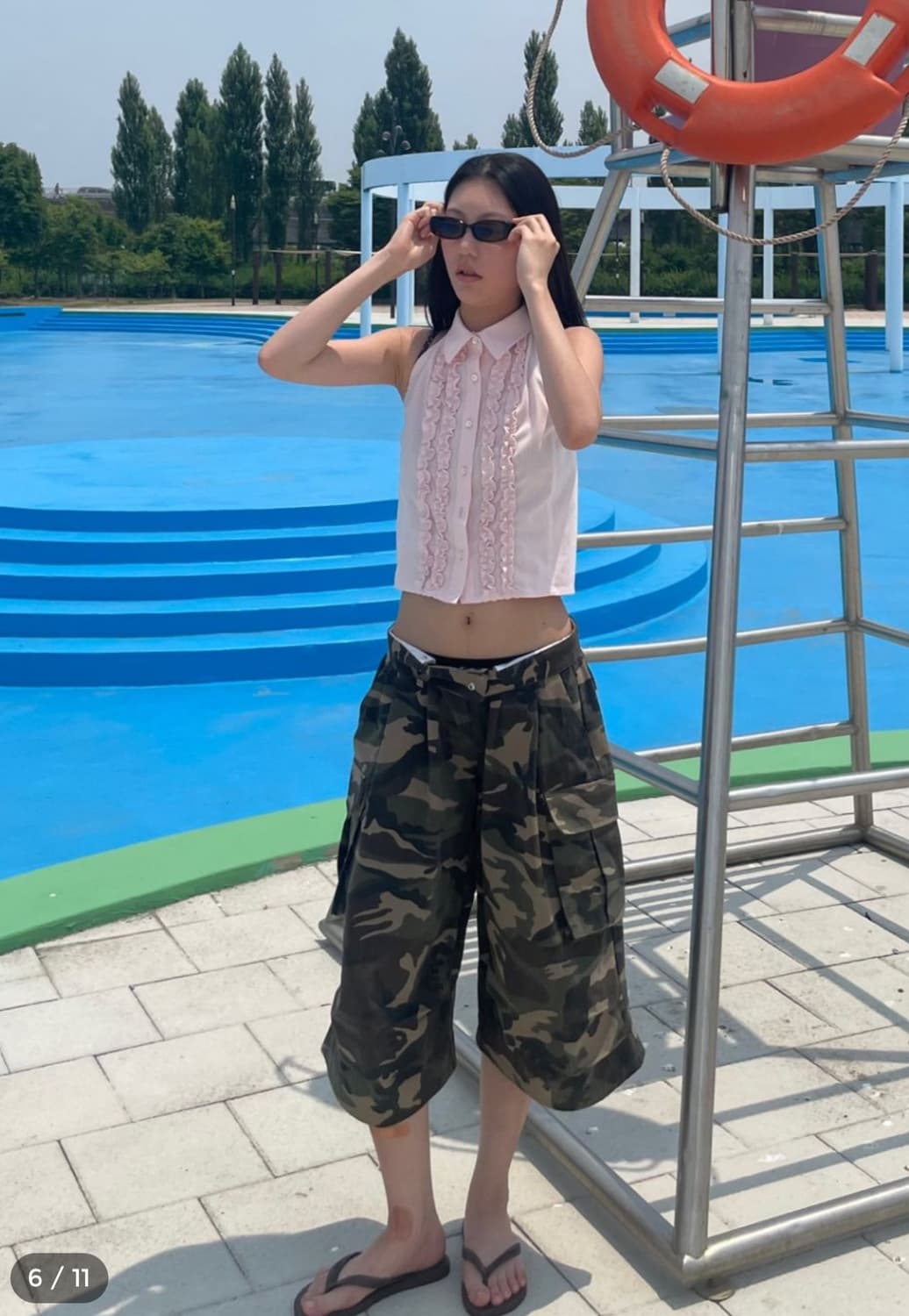 TLC Camo Bermuda Shorts 카모 버뮤다 반바지 상품이미지1