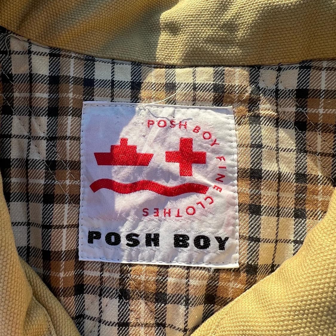 PoshBoy 포쉬보이 자수로고 바시티자켓 상품이미지3