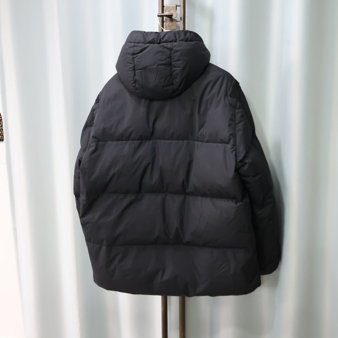 스톤아일랜드 크링클랩스 나일론 후드 블랙 패딩 XXL/110 상품이미지6