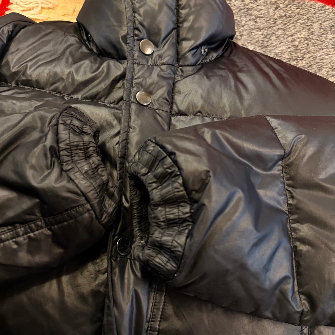 밴 유광 패딩자켓 상품이미지4