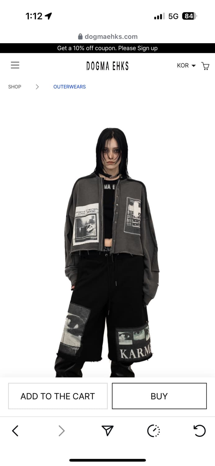 dogmaehks 집업 다크그레이 상품이미지1