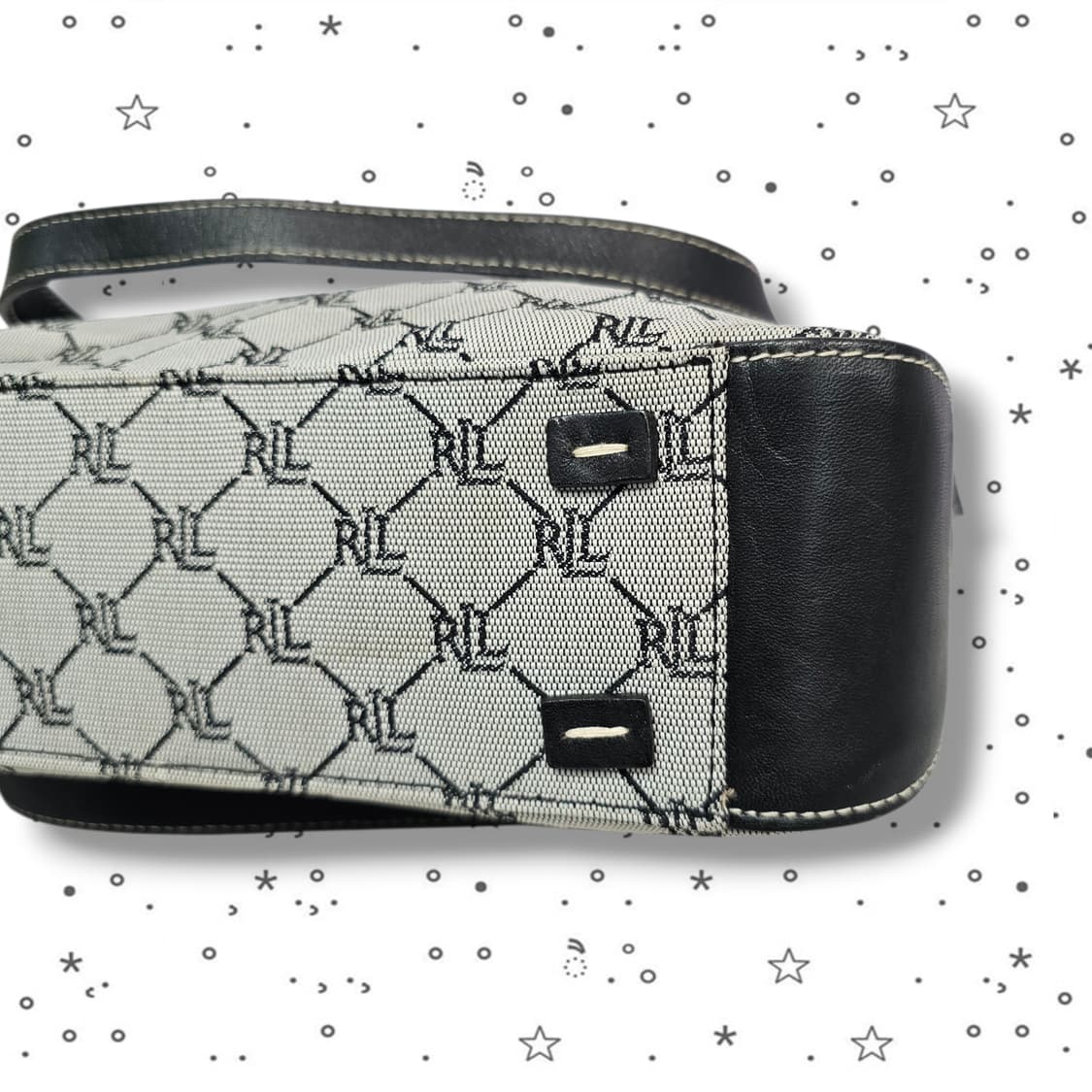 Ralph Lauren 랄프로렌 모노그램 캔버스 숄더백 상품이미지5