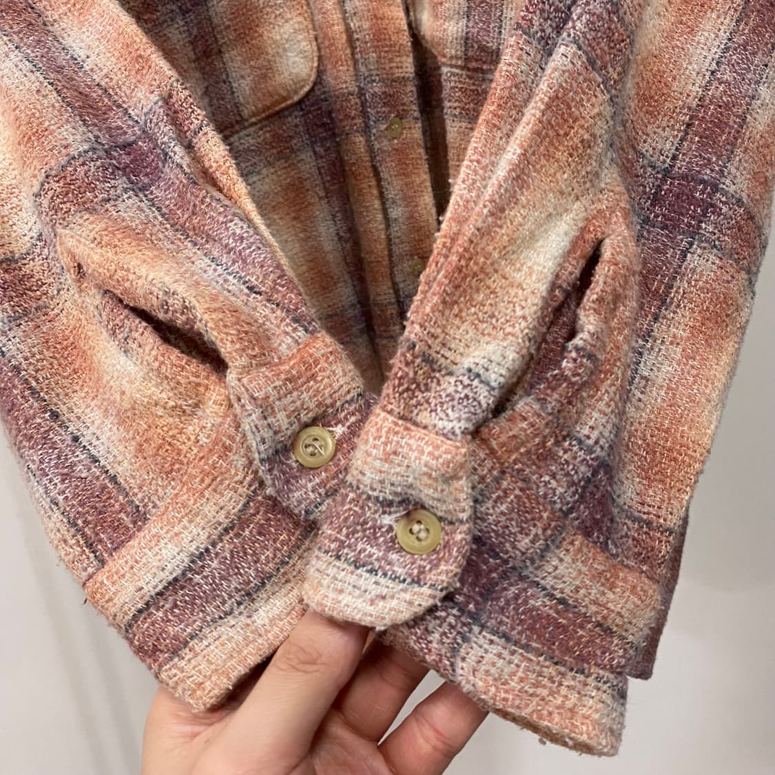 랭글러 플란넬 체크 셔츠 상품이미지5