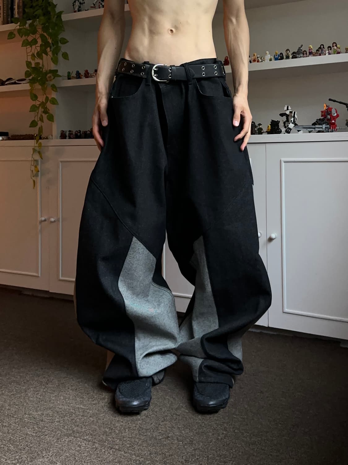 Watt 리버스 슈페리어 오버 데님 팬츠 상품이미지4