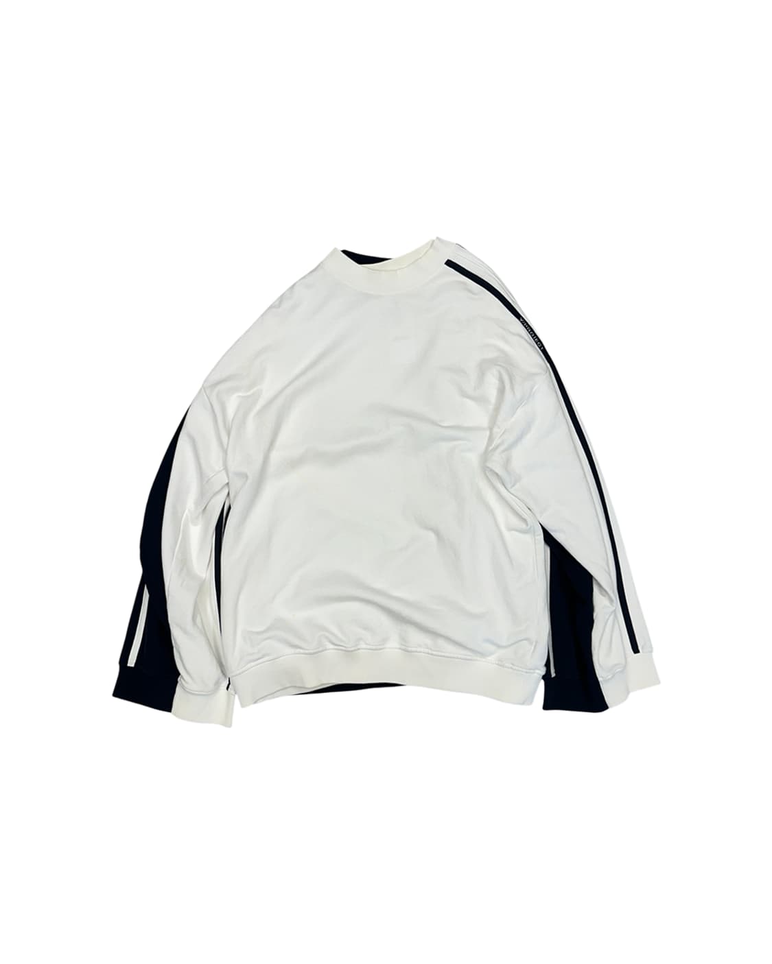 와이프로젝트 18AW 더블 레이어 스웻셔츠 네이비 & 화이트 상품이미지5