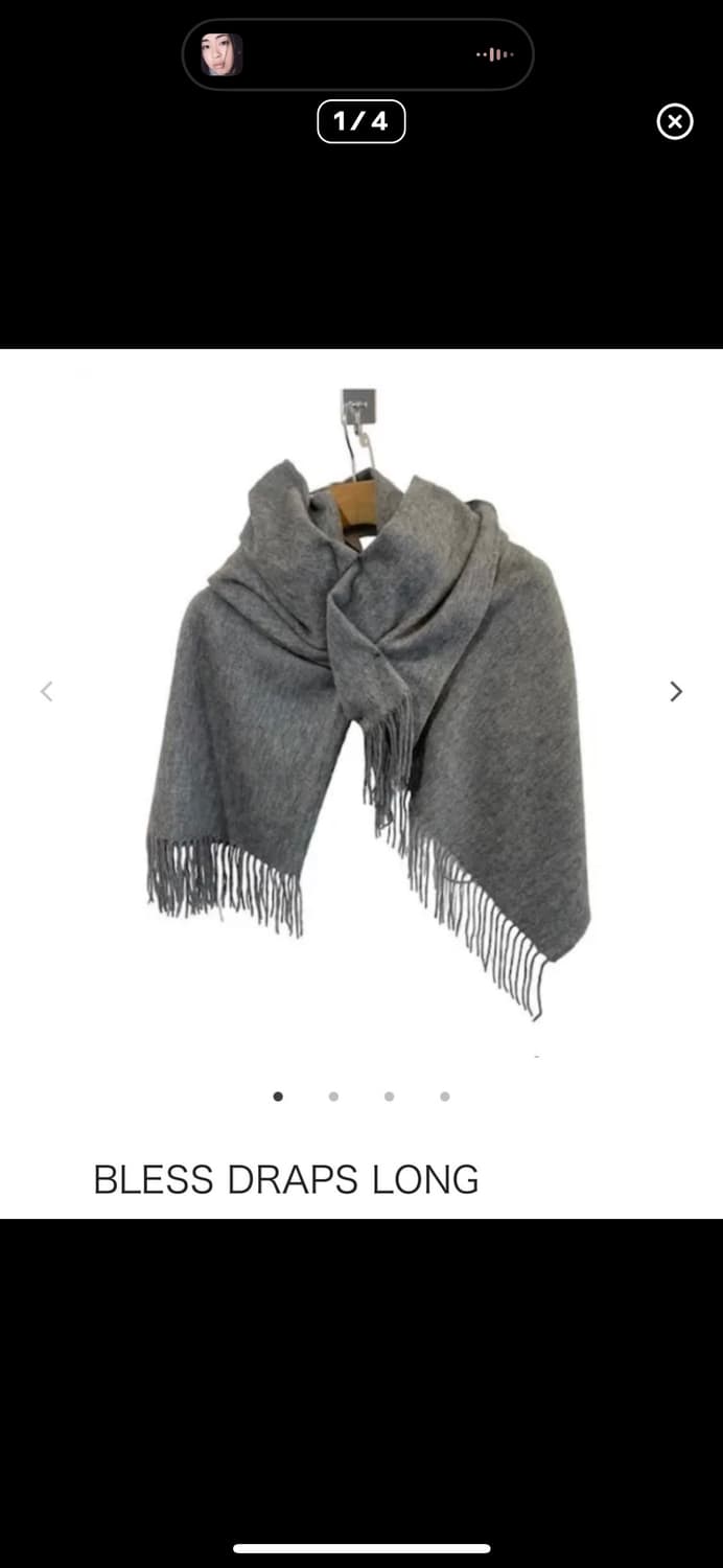 구해요) bless draps 스카프 머플러 상품이미지1