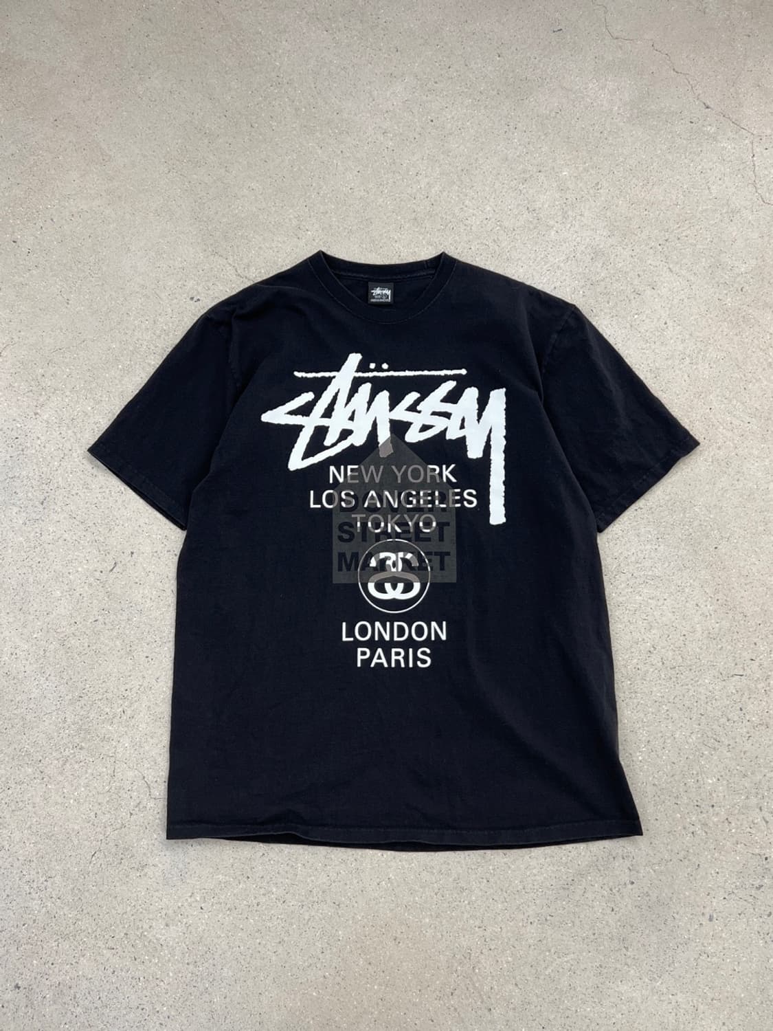 스투시 도버 스트릿 마켓 월드투어 반팔 티셔츠 상품이미지2