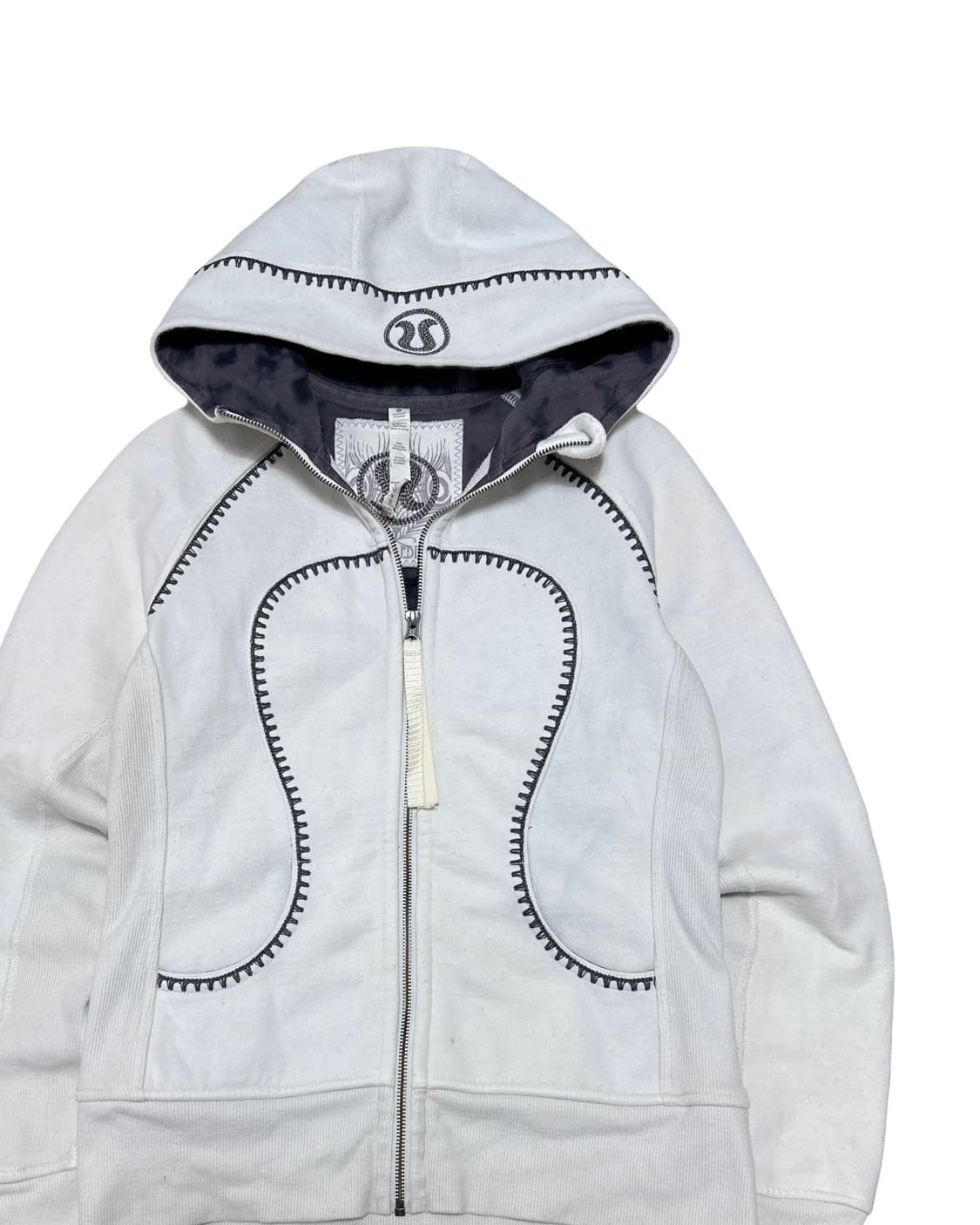 룰루레몬 스폐셜 에디션 화이트 후드집업 상품이미지2