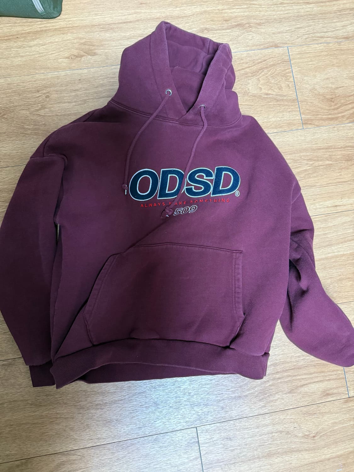 오드스튜디오 후드 버건디 상품이미지1
