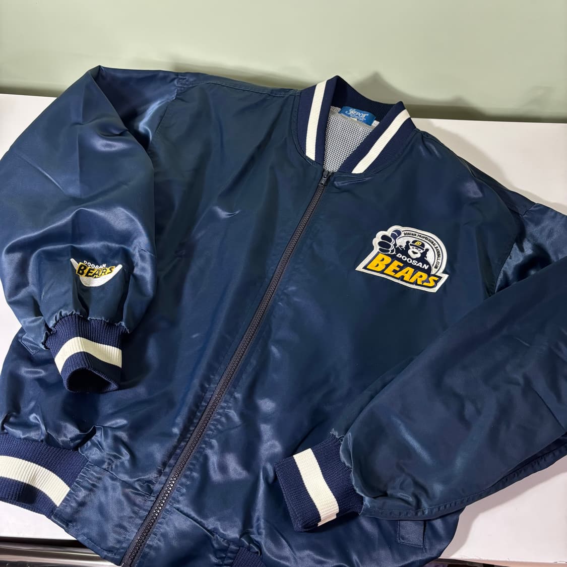 L-XL 네포스 KBO 두산베어스 춘추 야구점퍼 상품이미지1