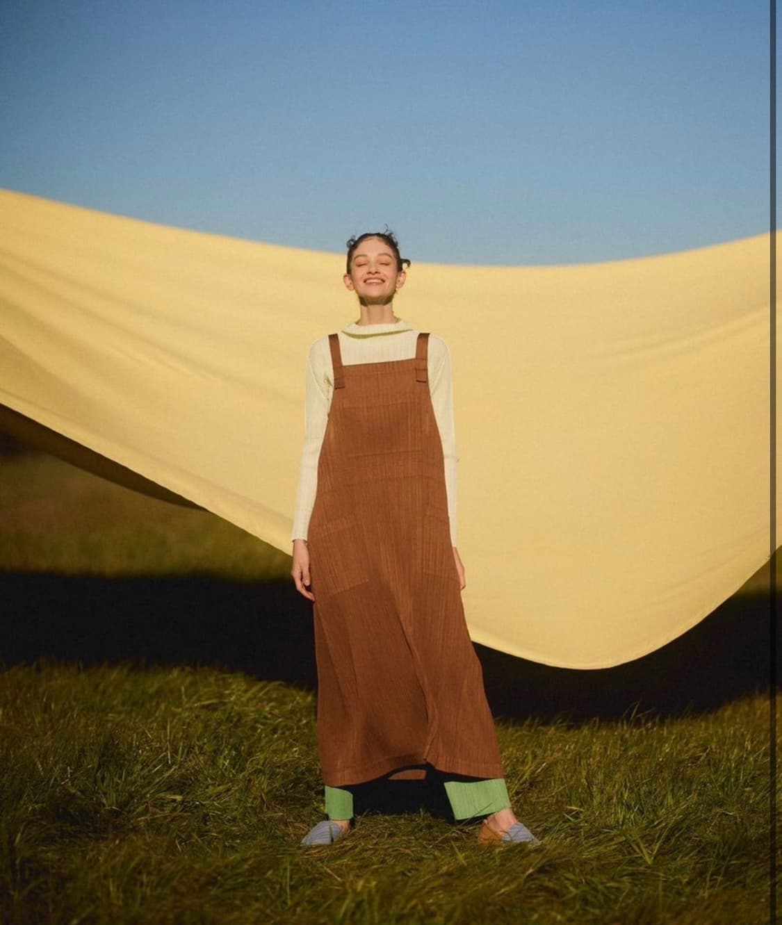 플리츠플리즈 멜빵원피스 3 상품이미지7