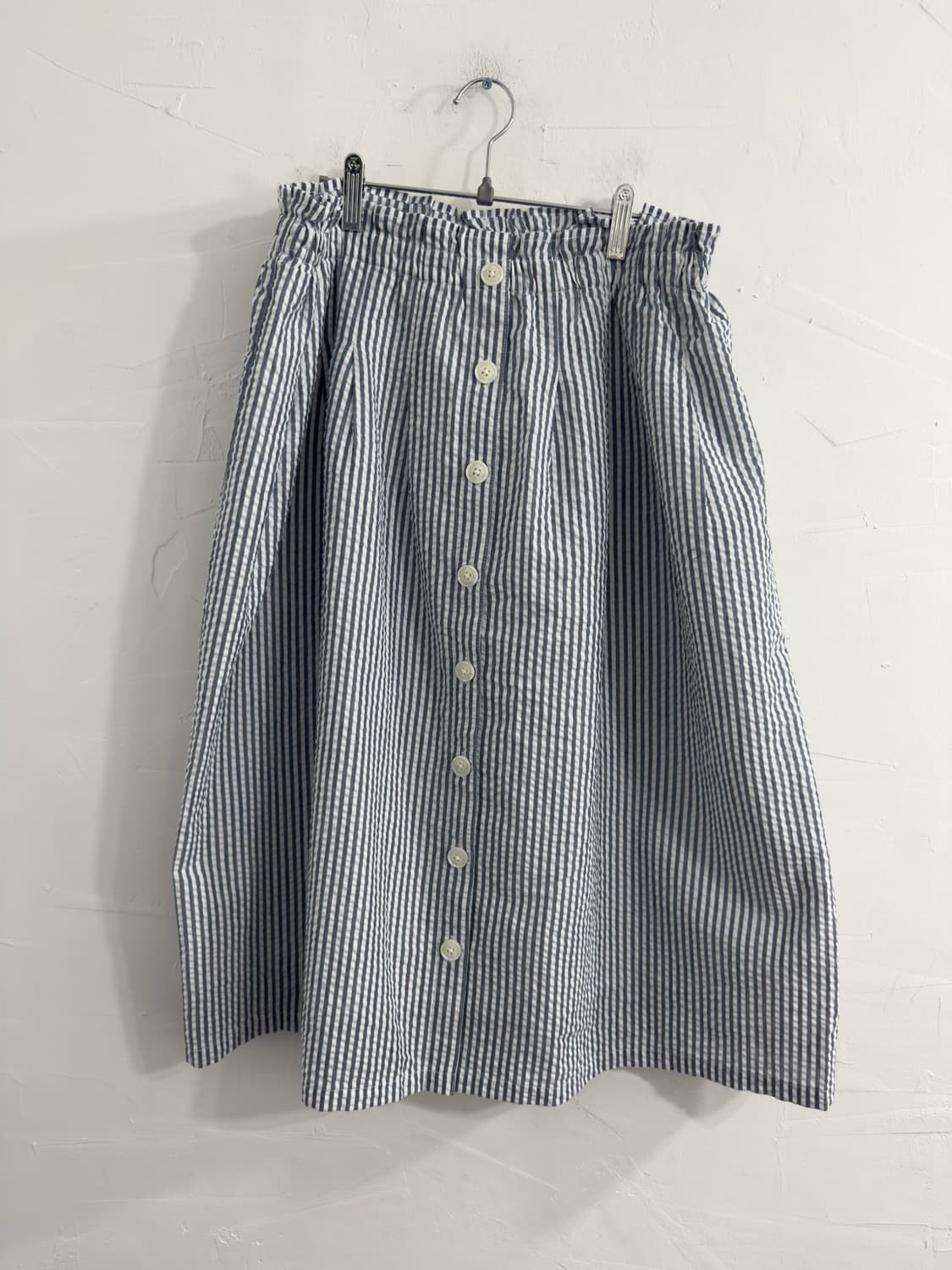 button stripe skirt 상품이미지3