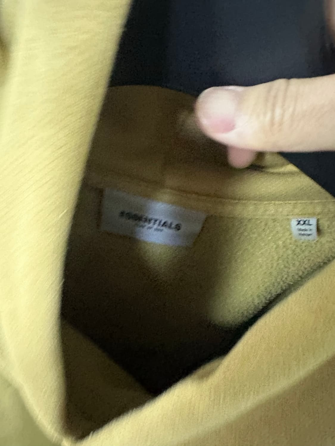 피어오브갓 에센셜 후드 머스타드 2xl 상품이미지5