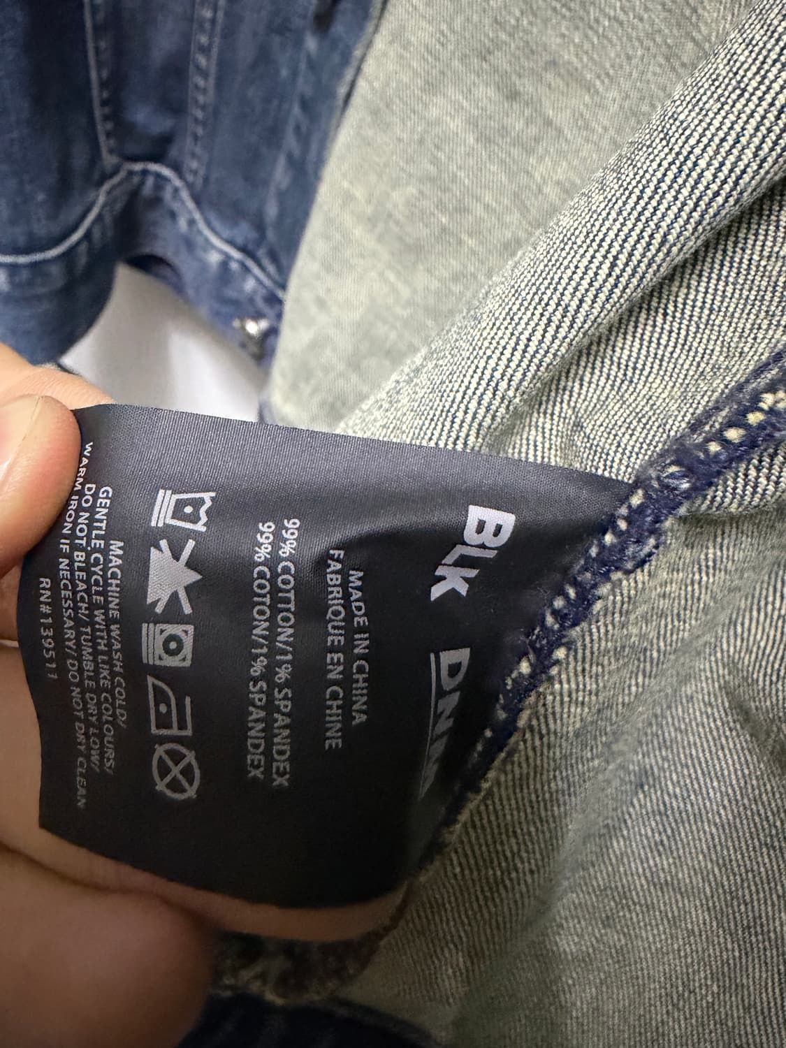 [XL] BLK DNM 데님자켓 상품이미지5