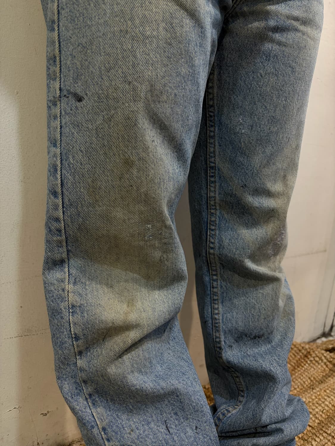 00s LEVIS 505 orange tab denim work pant 상품이미지2