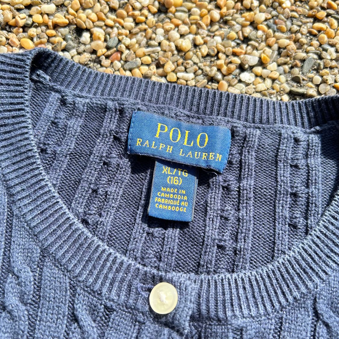 폴로 (POLO RalphLauren)네이비 케이블 가디건 상품이미지4