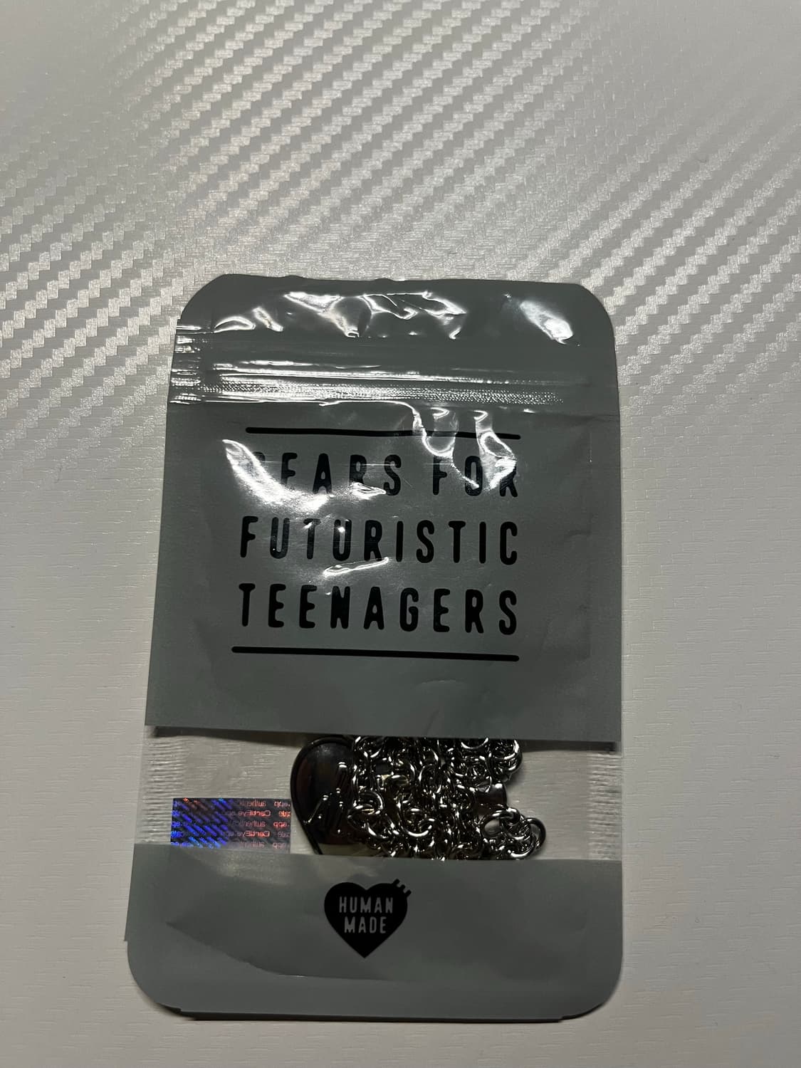 휴먼 메이드 하트 네클리스 레드 상품이미지2