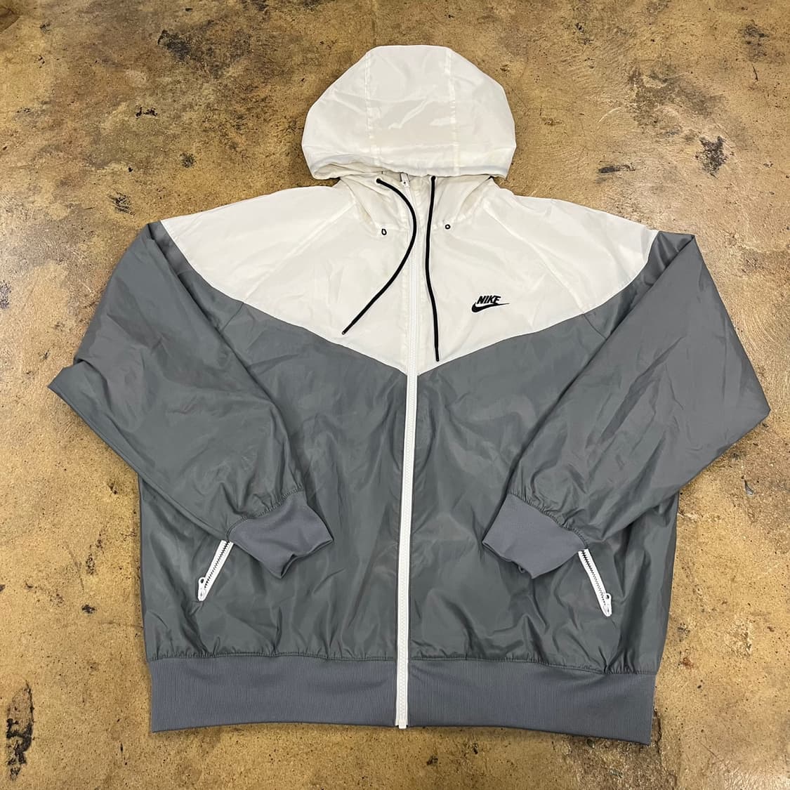 [정품/XL] 나이키 바람막이 화이트 그레이 b8 상품이미지2