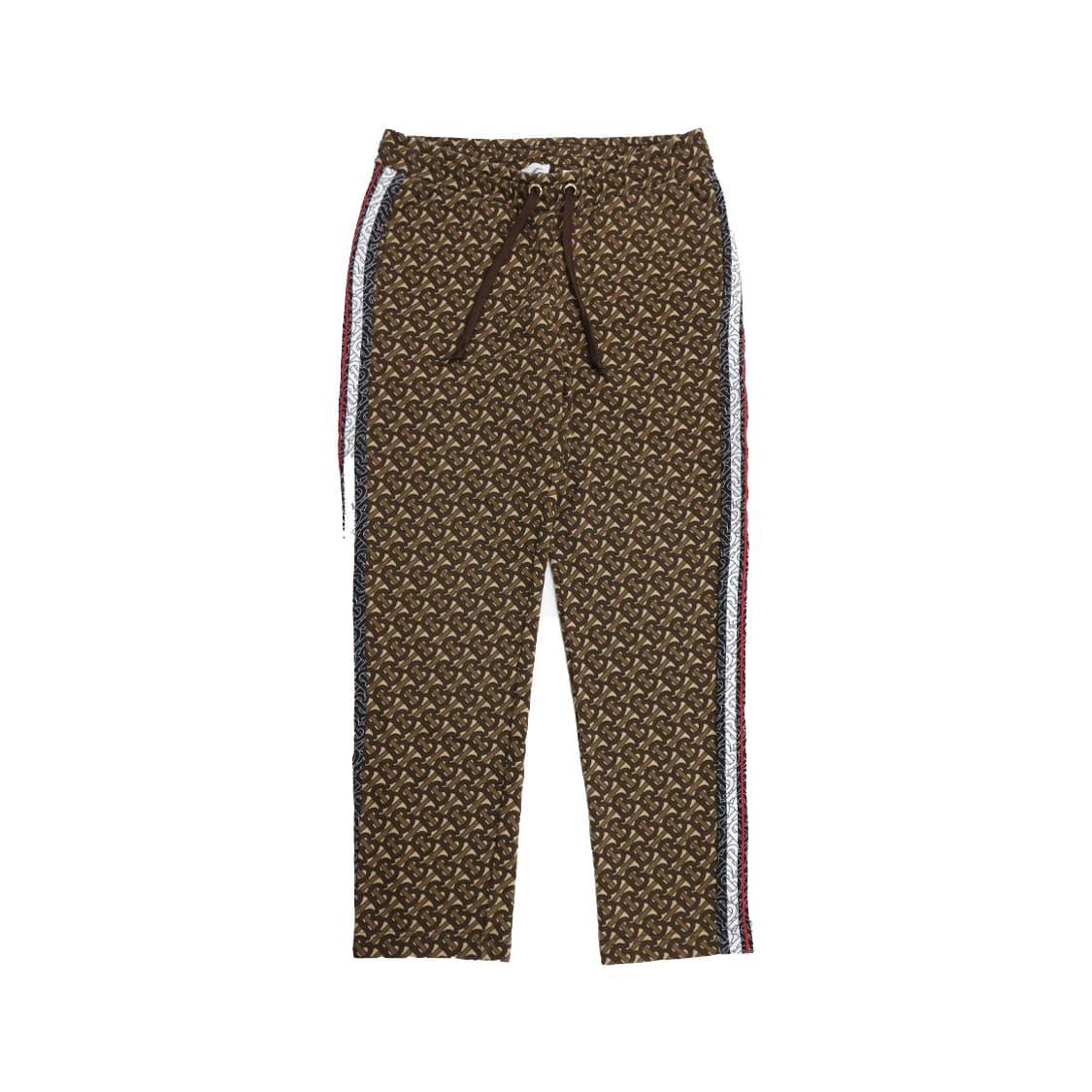 버버리 8018242 TB 모노그램 스트라이프 팬츠 면 브라운  상품이미지1