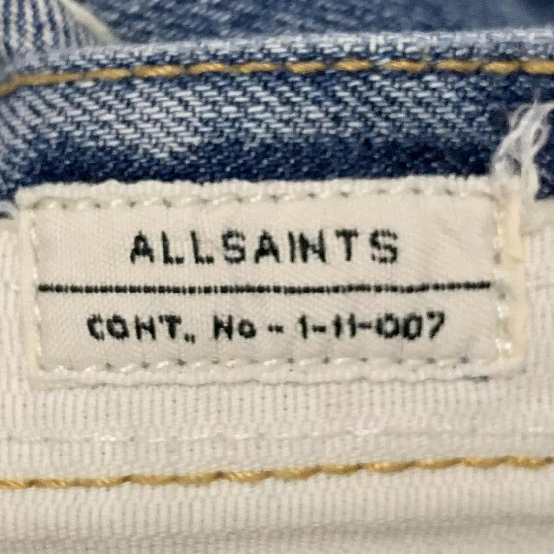 [XXL] 올세인츠 패치워크 버튼다운 웨스턴 데님셔츠 상품이미지6