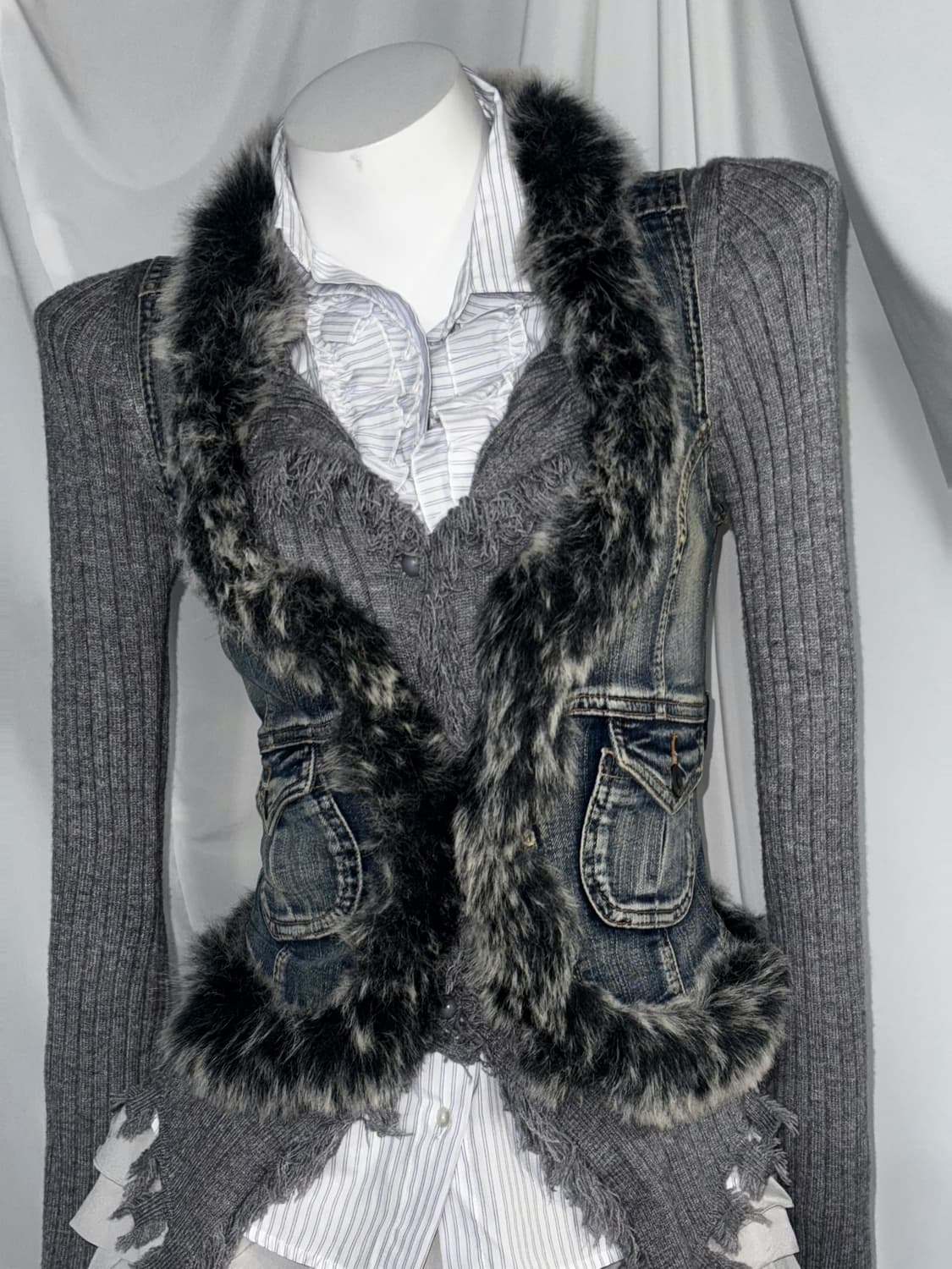 Guess 게스 핀터맛 그런지 프레피 코디세트  상품이미지7