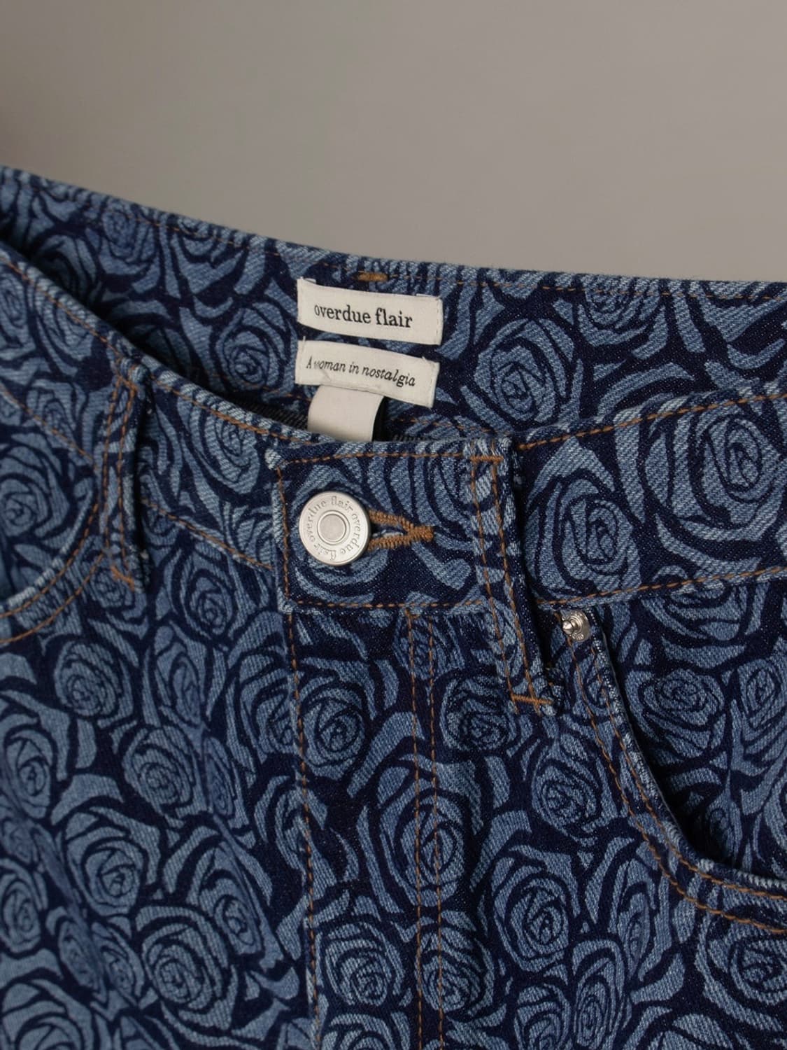 오버듀플레어 로즈 데님 팬츠 1사이즈 상품이미지4