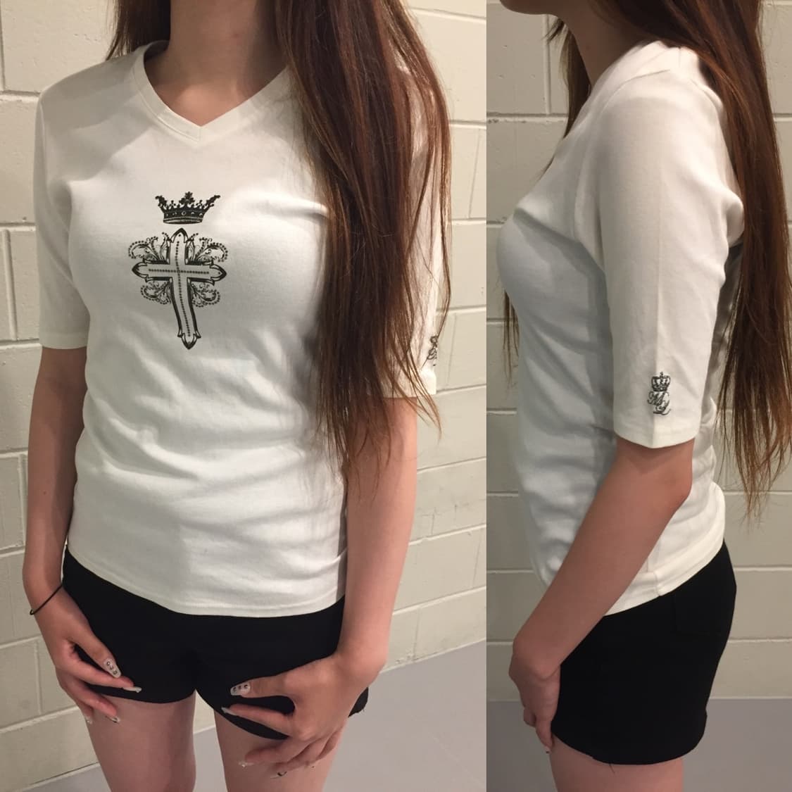 deadstock* Cross V-Neck 반팔 상품이미지1