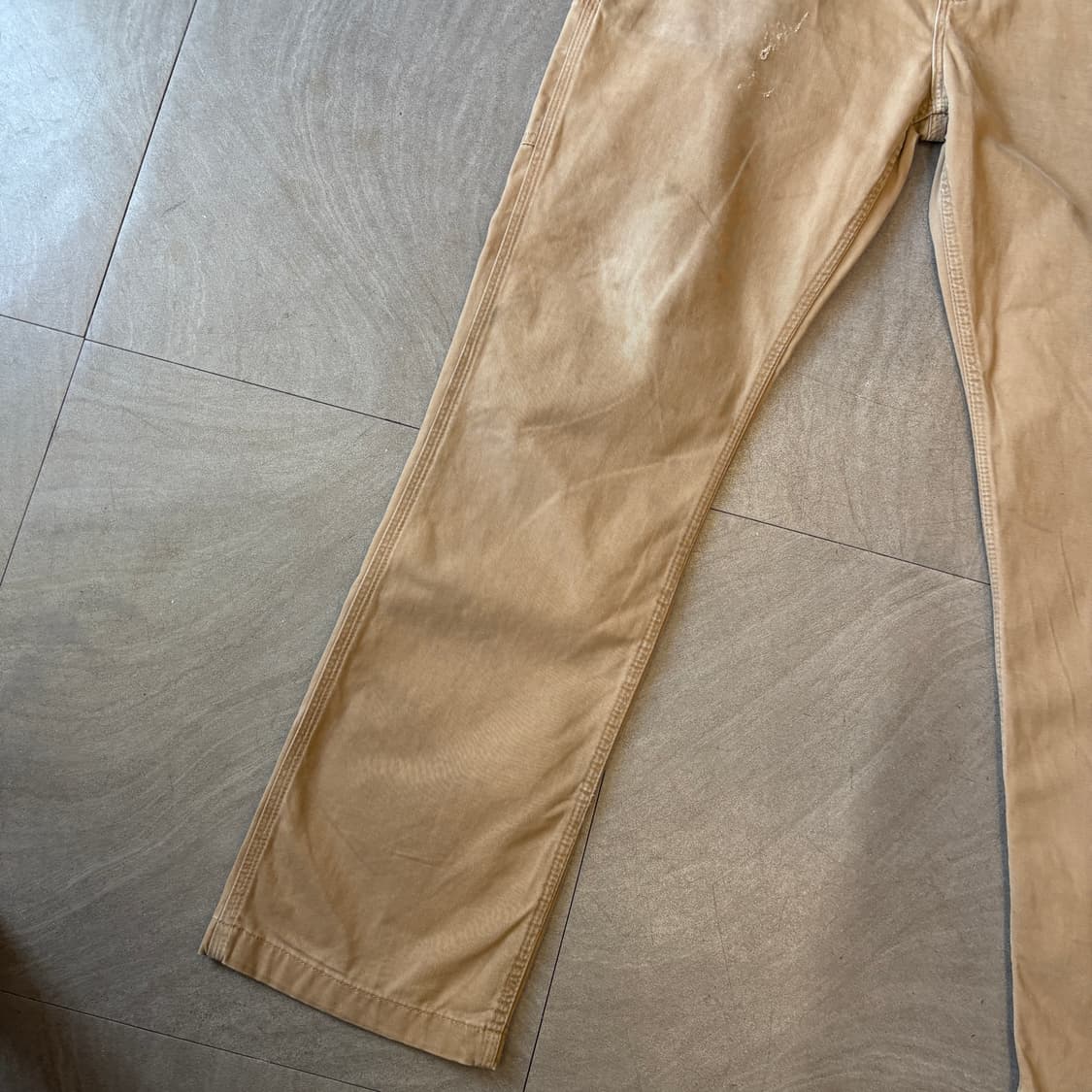 칼하트 오리지널 베이지 카펜터 팬츠  상품이미지7