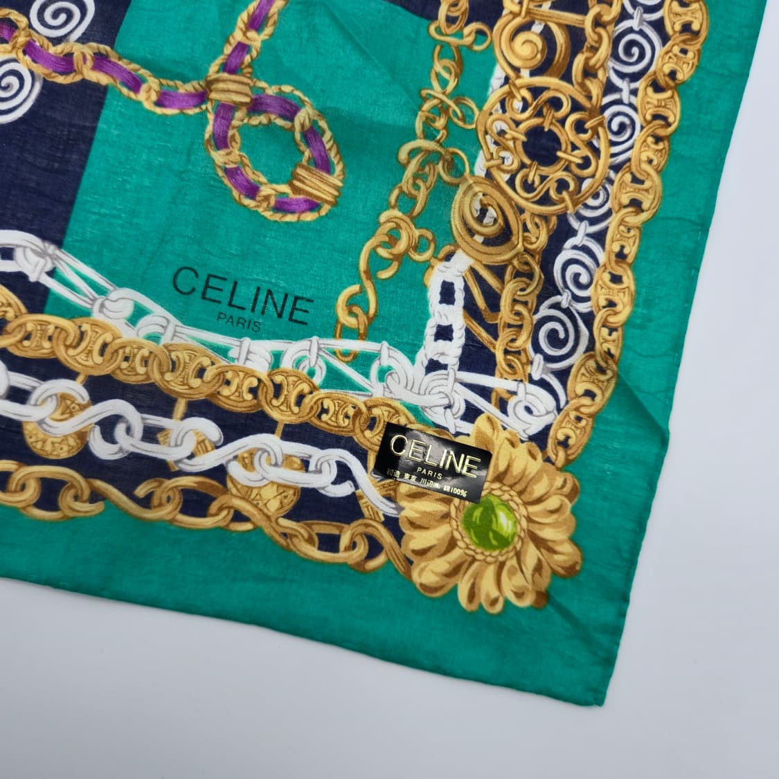 CELINE 셀린느 손수건 스카프 [BF9685-1106-03] 상품이미지5