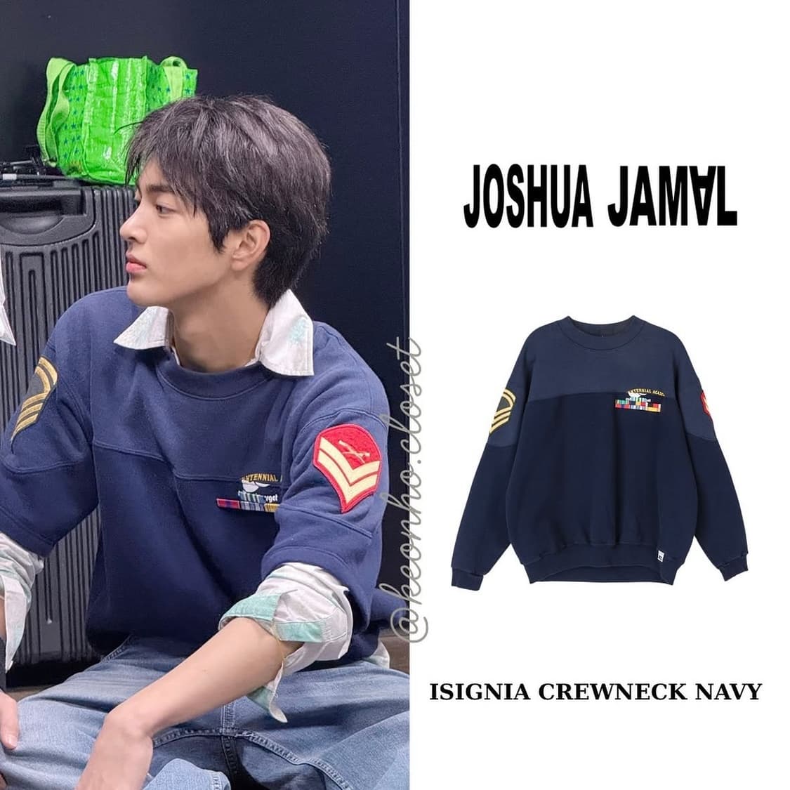 * 분할 결제 예약 [M] Joshua Jamal Isignia 크루넥 상품이미지2