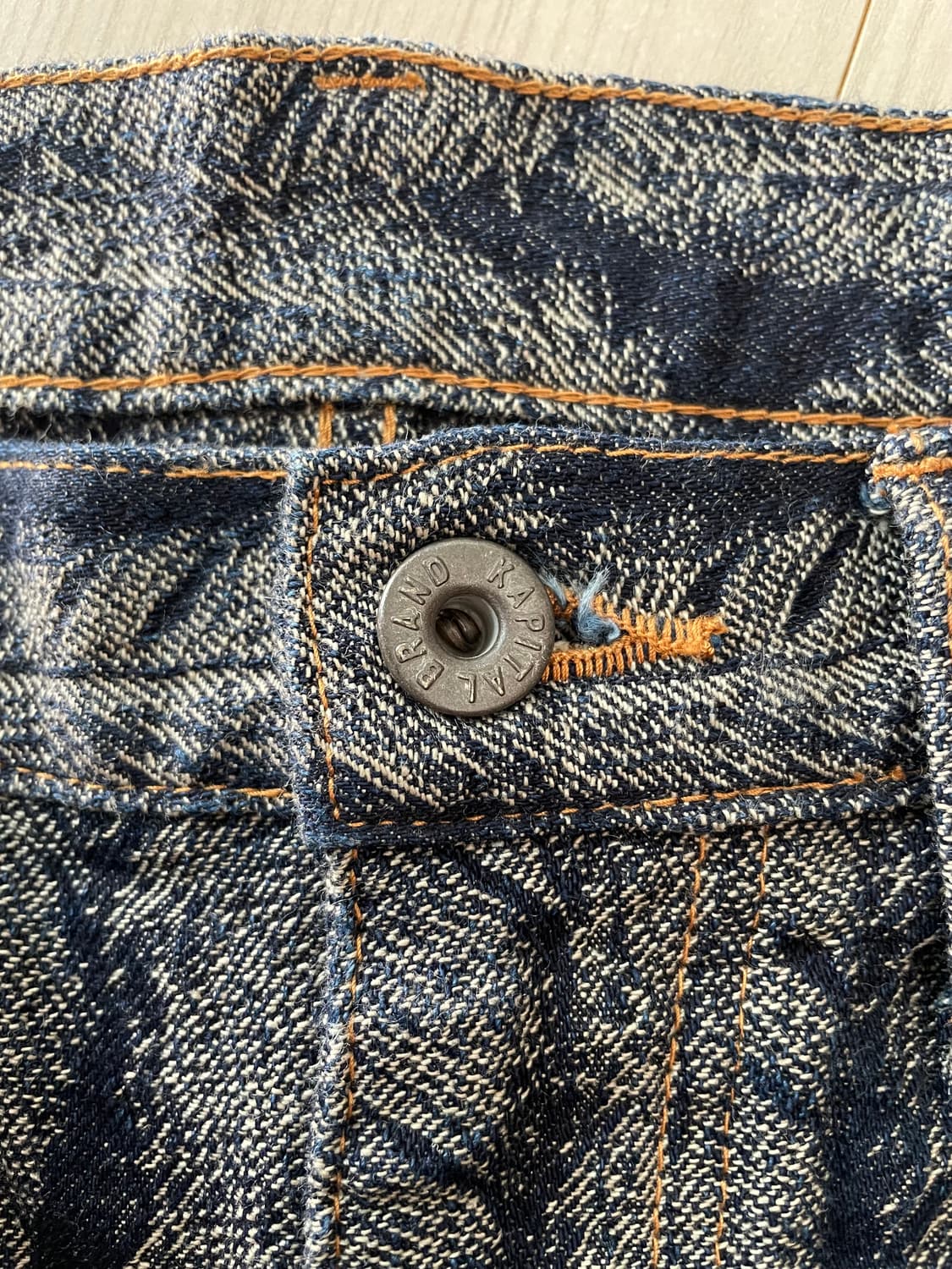 캐피탈 맥파이 데님 쇼츠 다크 인디고 34 상품이미지5