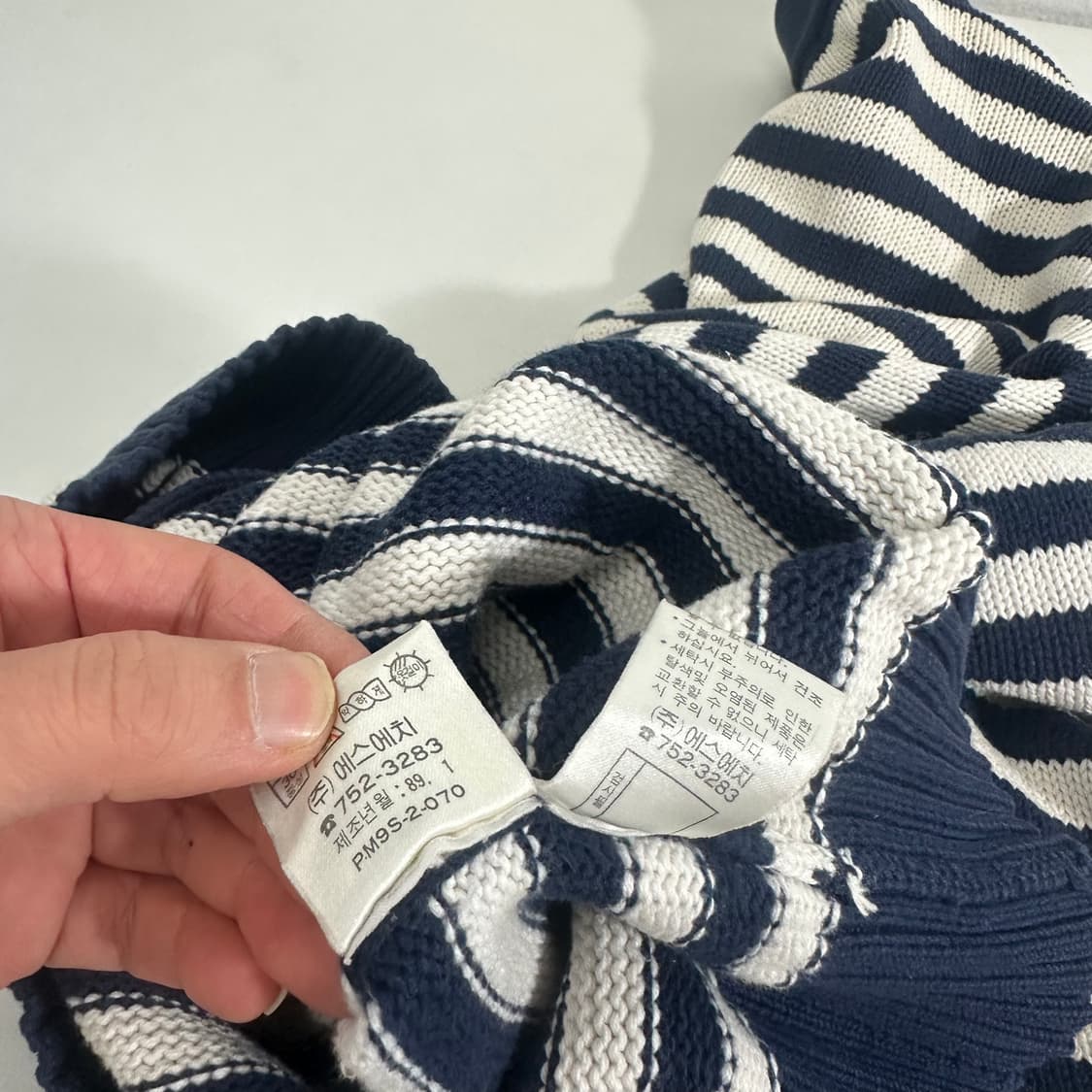 L-XL 폴로랄프로렌 남흰 루즈핏 면니트가디건 상품이미지7