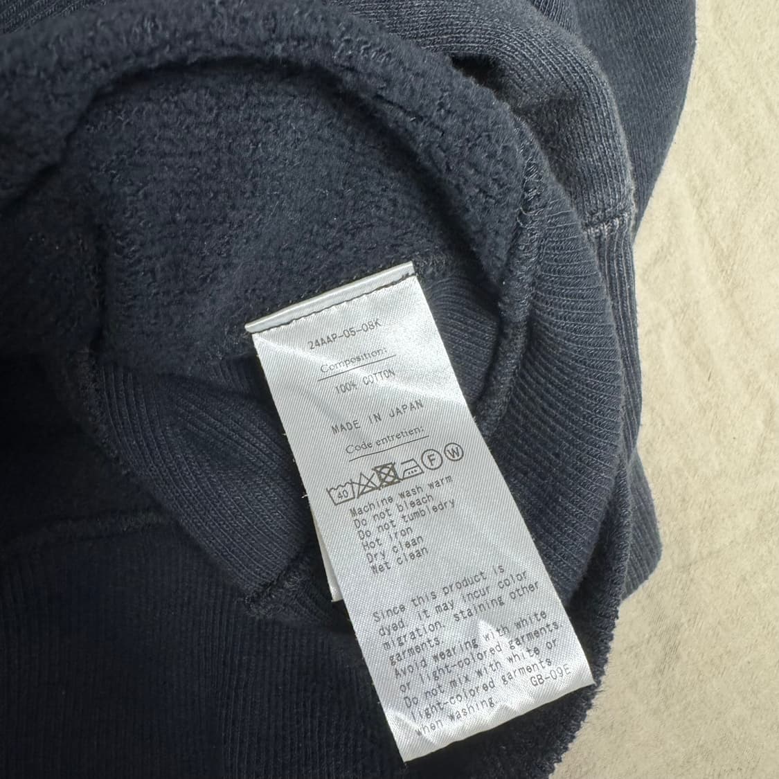 [4]24FW 아프레쎄 하프집업  블랙 상품이미지4