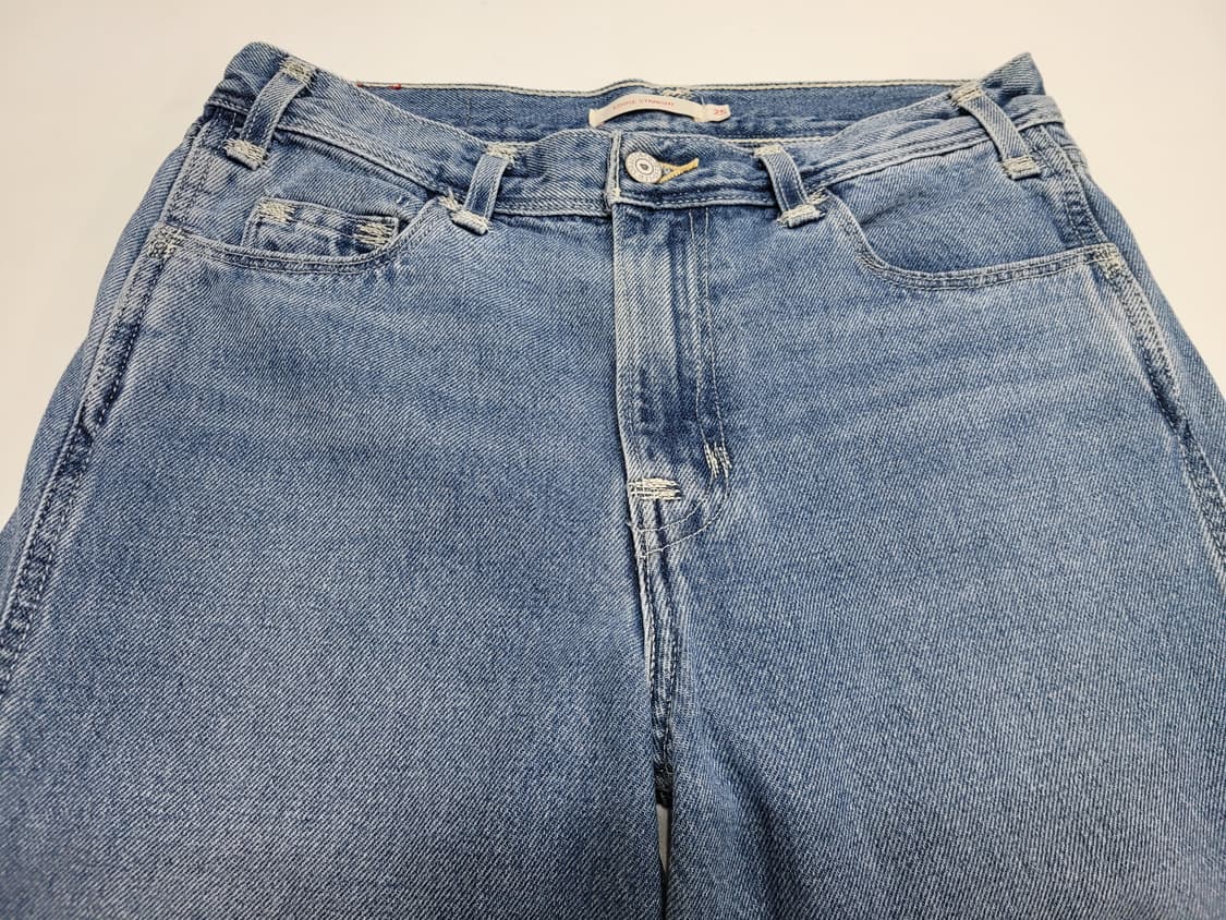 리바이스 레드탭 루즈 스트레이트 데님 청바지 / 여 25  연청 상품이미지3