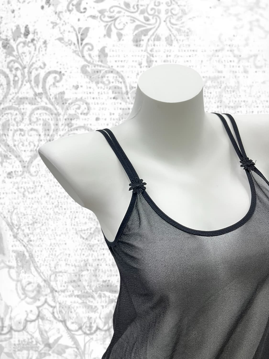 see-through sleeveless 상품이미지3