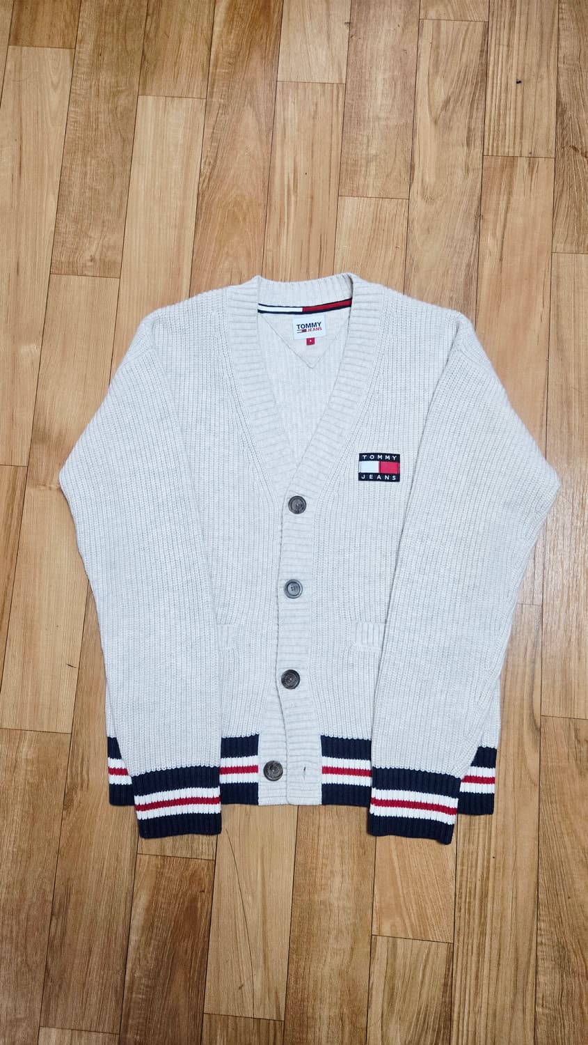 타미힐피거 진스 뱃지 울 가디건, 니트 상품이미지2