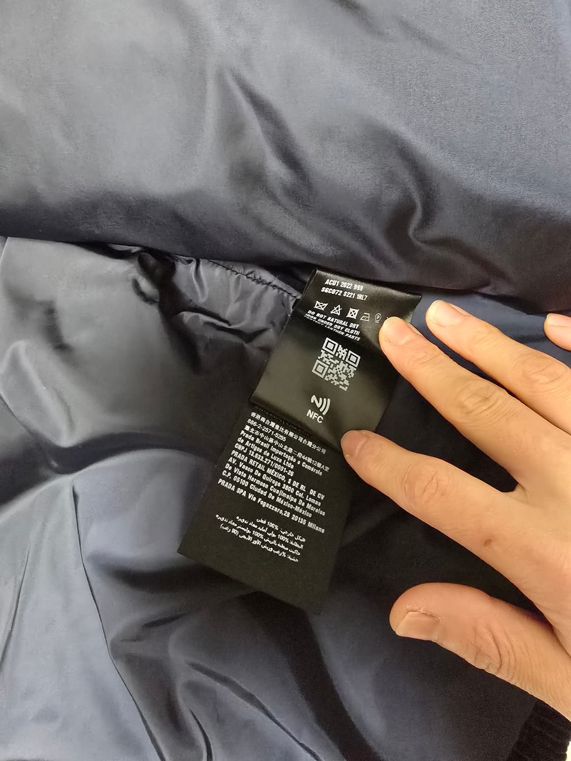 정품 프라다남성 코듀로이점퍼46 상품이미지9