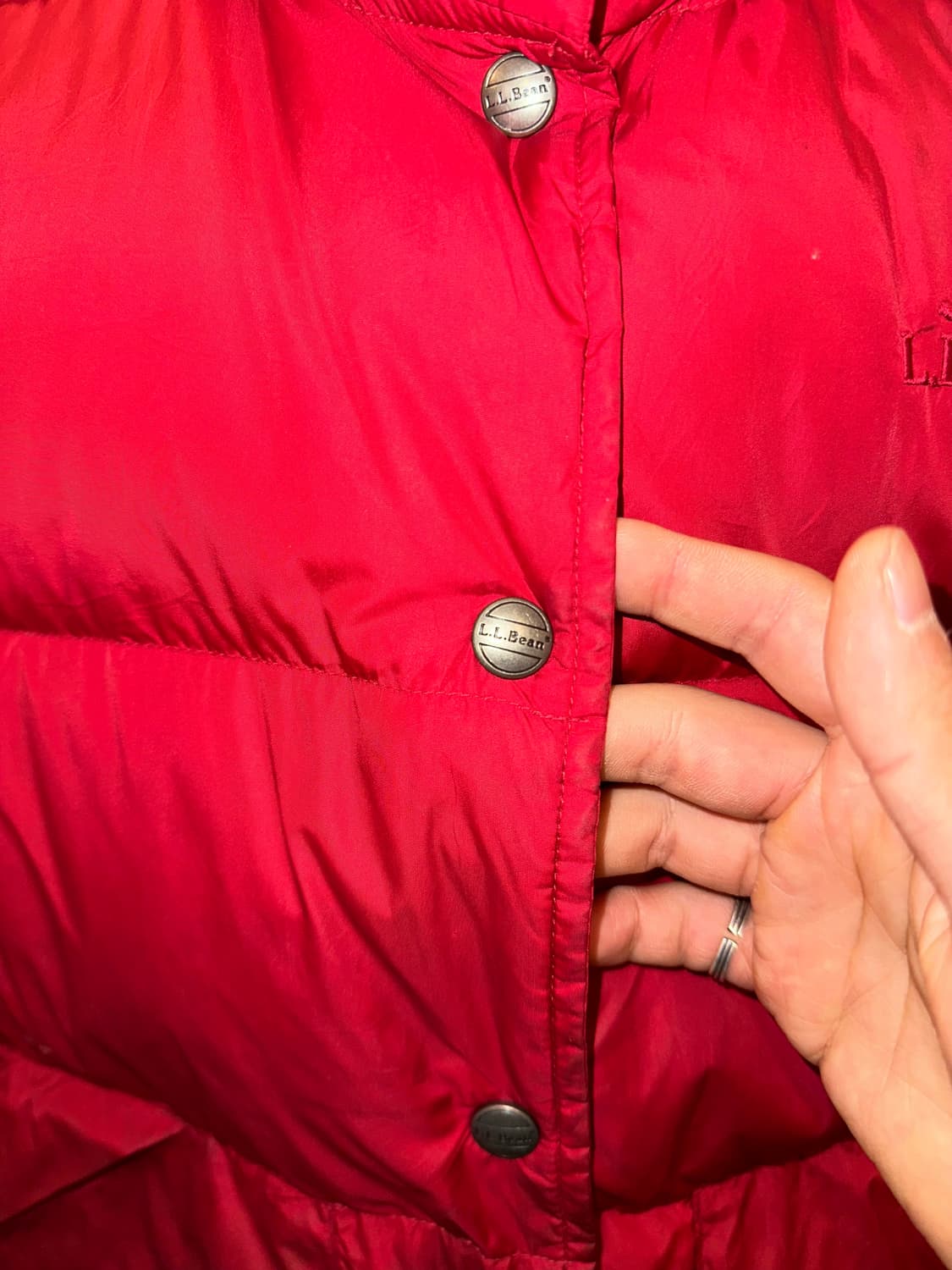 00’s LL Bean Red small logo vest 상품이미지7