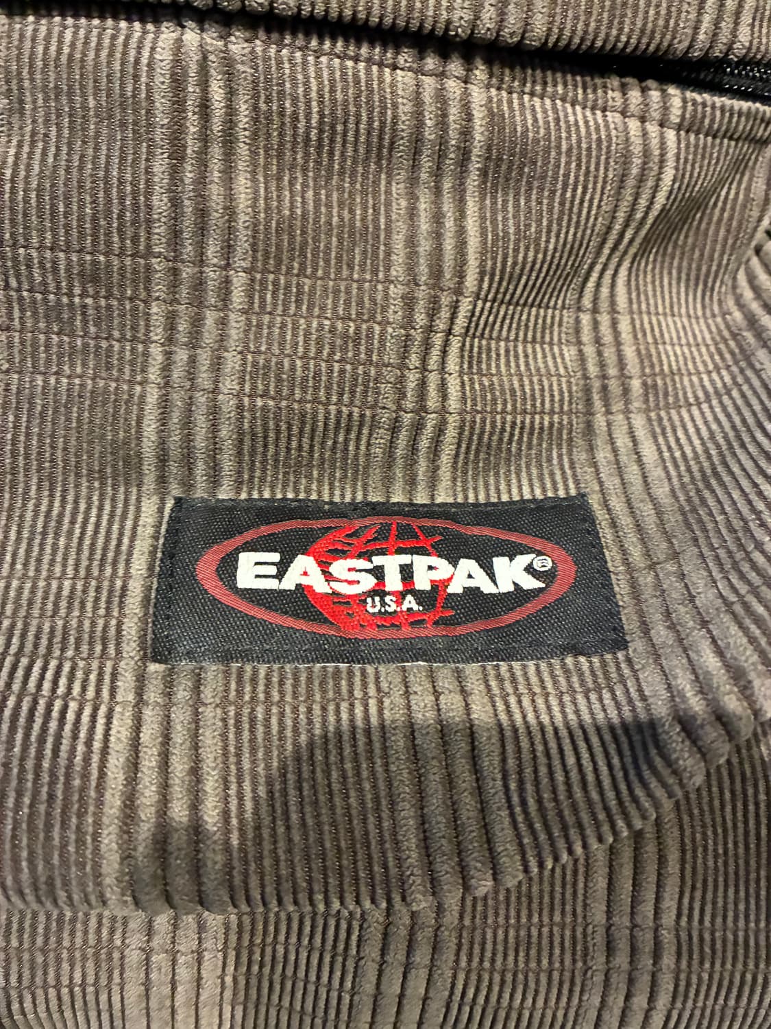 이스트팩 코듀로이 백팩 브라운 모리걸 갸루 상품이미지2