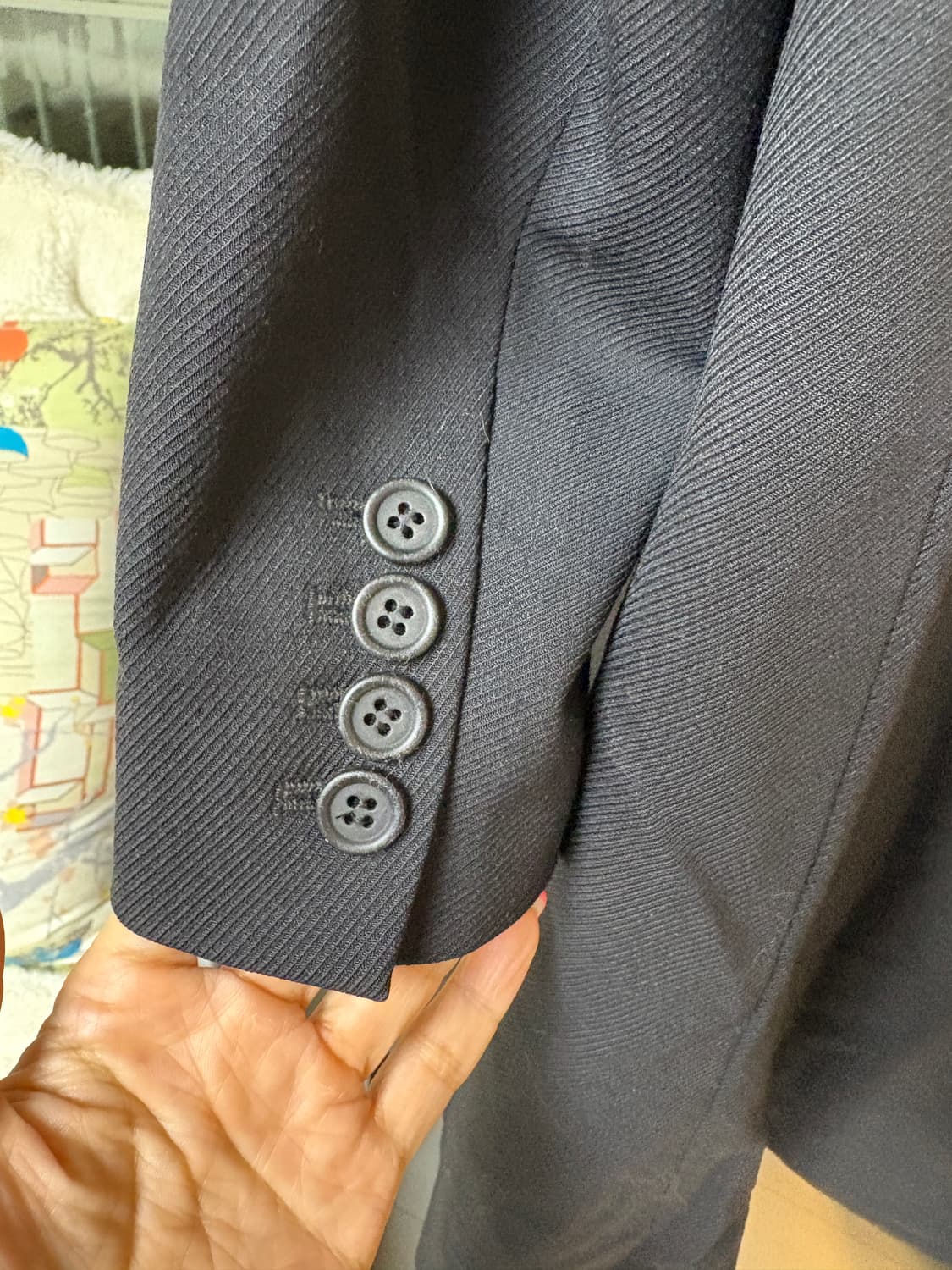 띠어리 블랙더블자켓 상품이미지4