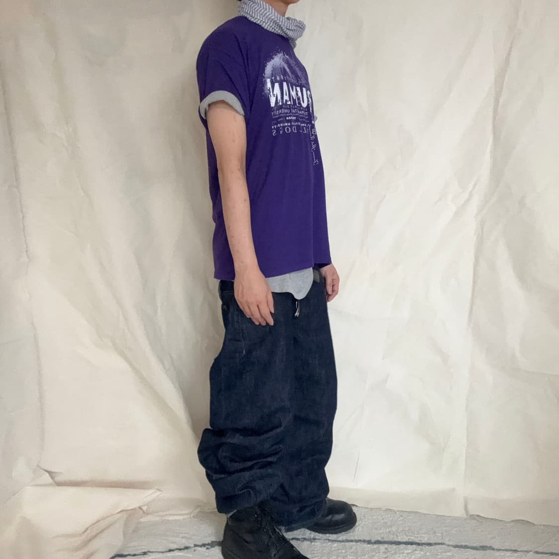 Bulldogs Vintage Purple T-Shirt 상품이미지4