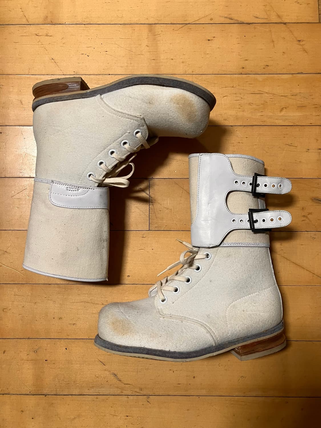 40-50s USAF 미군 ARCTIC 설상 버니 부츠 크림 270 상품이미지2