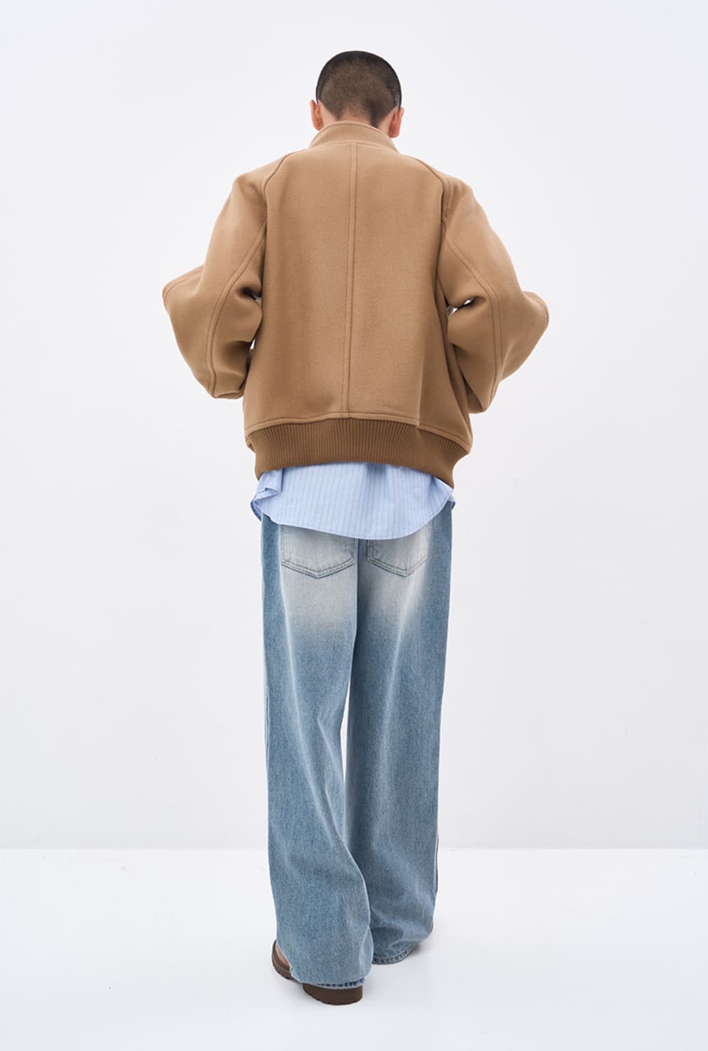 AFTER PRAY 리가즈 해링턴 블루종 Mocha S 사이즈 상품이미지5